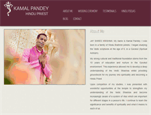 Tablet Screenshot of kamalpandey.com